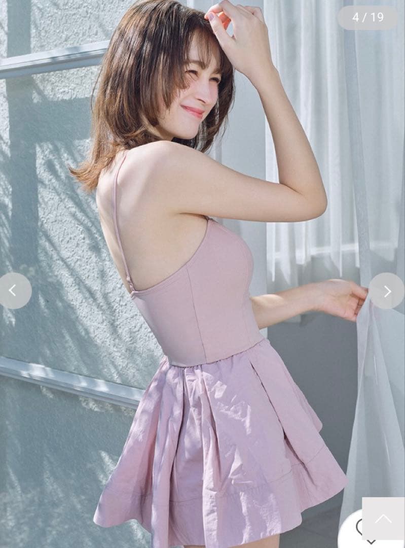 【新品未使用】リリーブラウン 3ピーススウィムウェア（ピンク） 水着 レディース