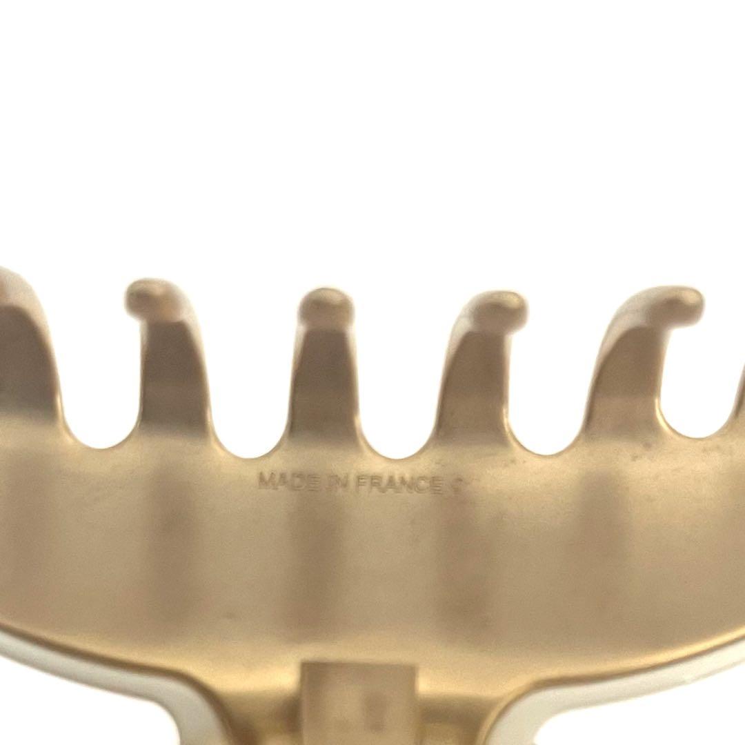 未使用級☆アレクサンドルドゥパリ ヴァンドーム　Mクリップ BLANC