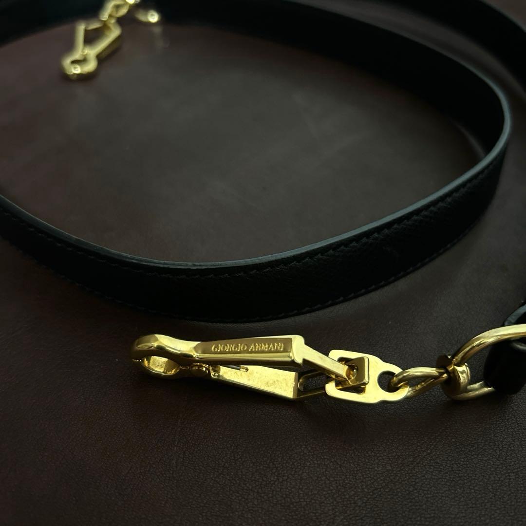 【レア物】strap SUN/kakke ジョルジオアルマーニ ブラック