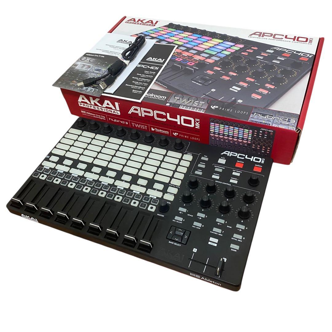 moon様用　AKAI APC40 MKⅡ MIDIコントローラ　DJ 元箱付