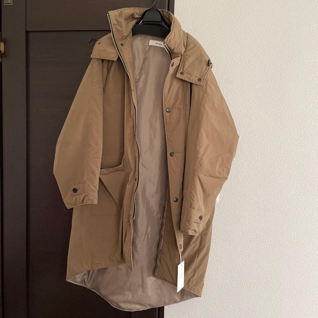 anuke Hooded Coat 36 ベージュ　todayful