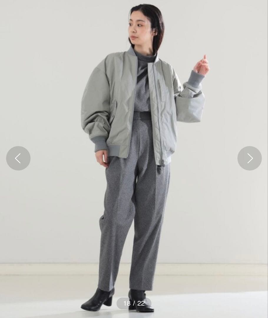 AK+1 / リバーシブル MA1 ブルゾン　Demi-Luxe BEAMS