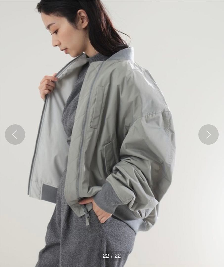 AK+1 / リバーシブル MA1 ブルゾン　Demi-Luxe BEAMS