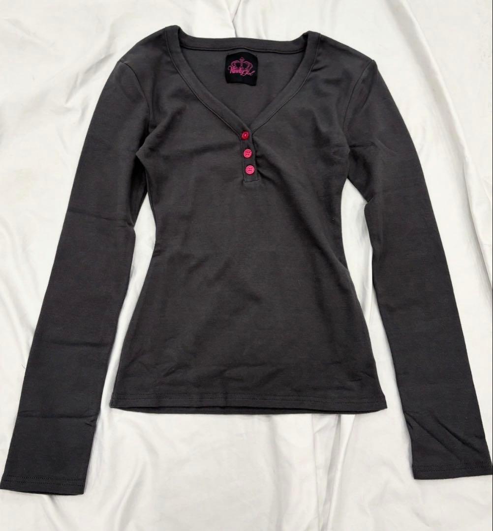 9090girl ロゴロンTシャツ