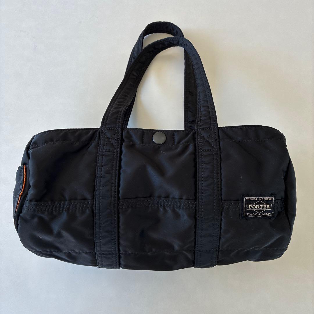 ポーター／タンカーミニボストンバッグ　ダッフル　ナイロン　ブラック