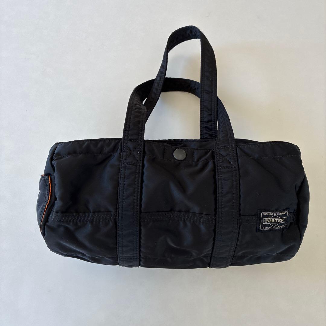 ポーター／タンカーミニボストンバッグ　ダッフル　ナイロン　ブラック