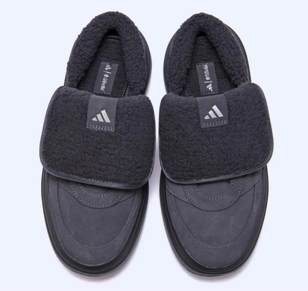 adidas グランドコートミュール グレー