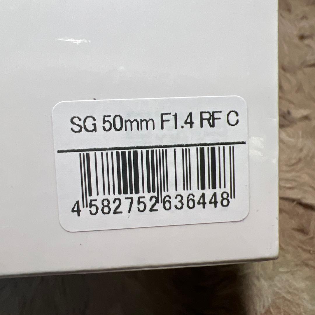 SG–image 50mm F1.4 RFマウント ブラック