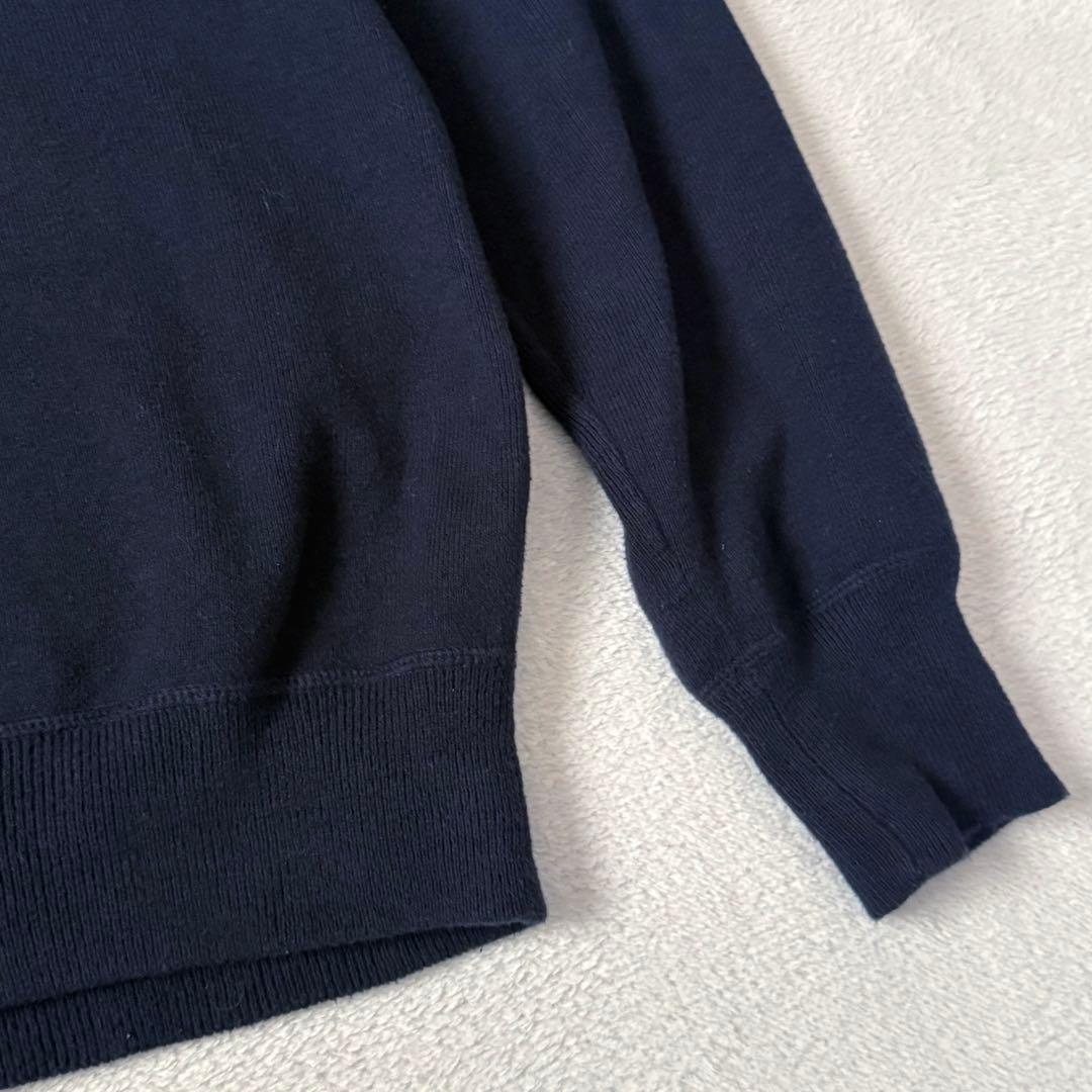 POLO RALPH LAUREN　ニット　セーター　クルーネック　ネイビー　綿