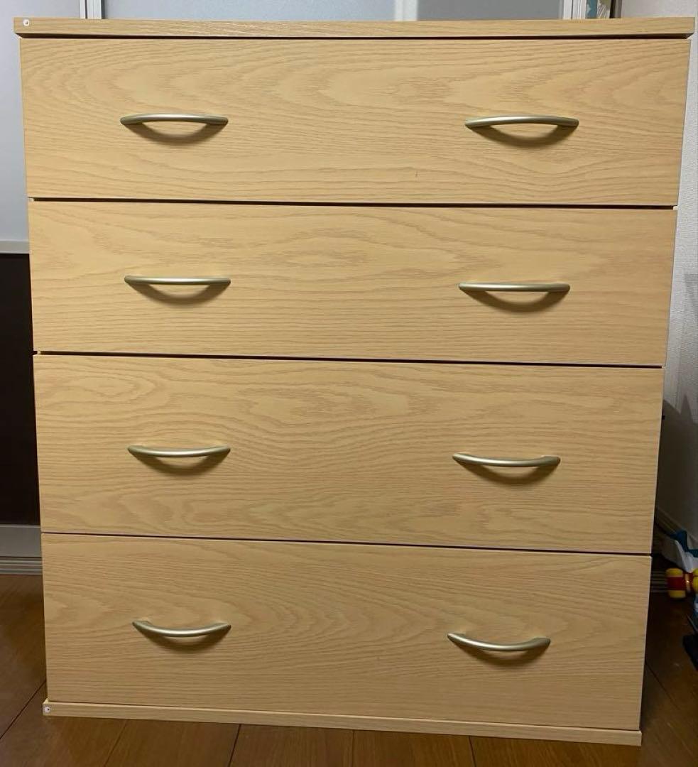 【出品10/15日まで】ニトリ 4段チェスト NTHP CH9080