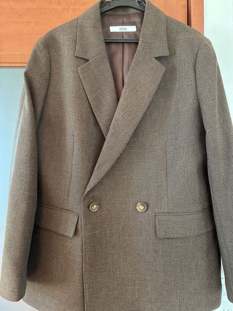 シャークツイードテーラードジャケット