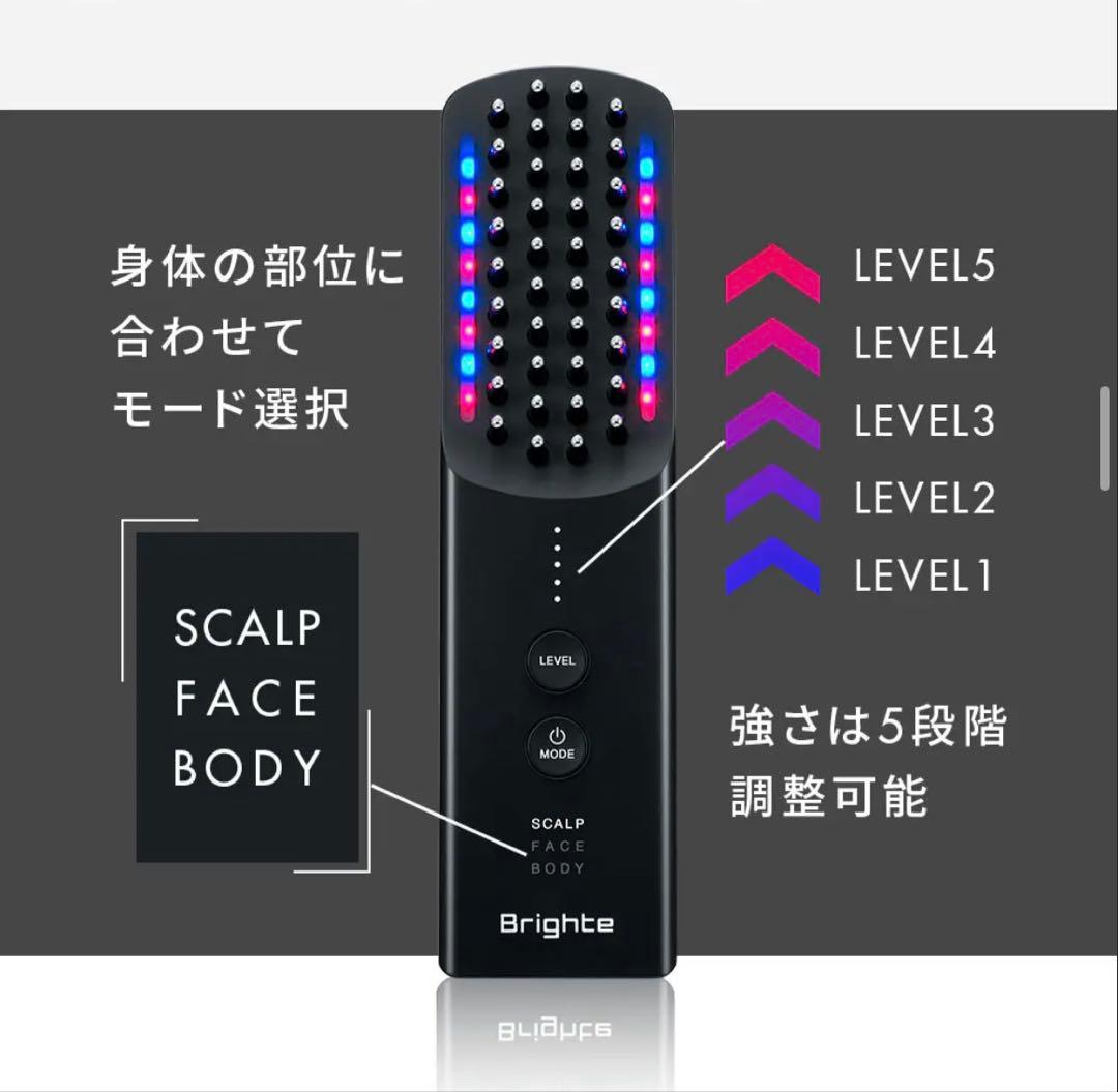 美品　Brighte ブライト エレキブラシ 美顔器セット　特典付