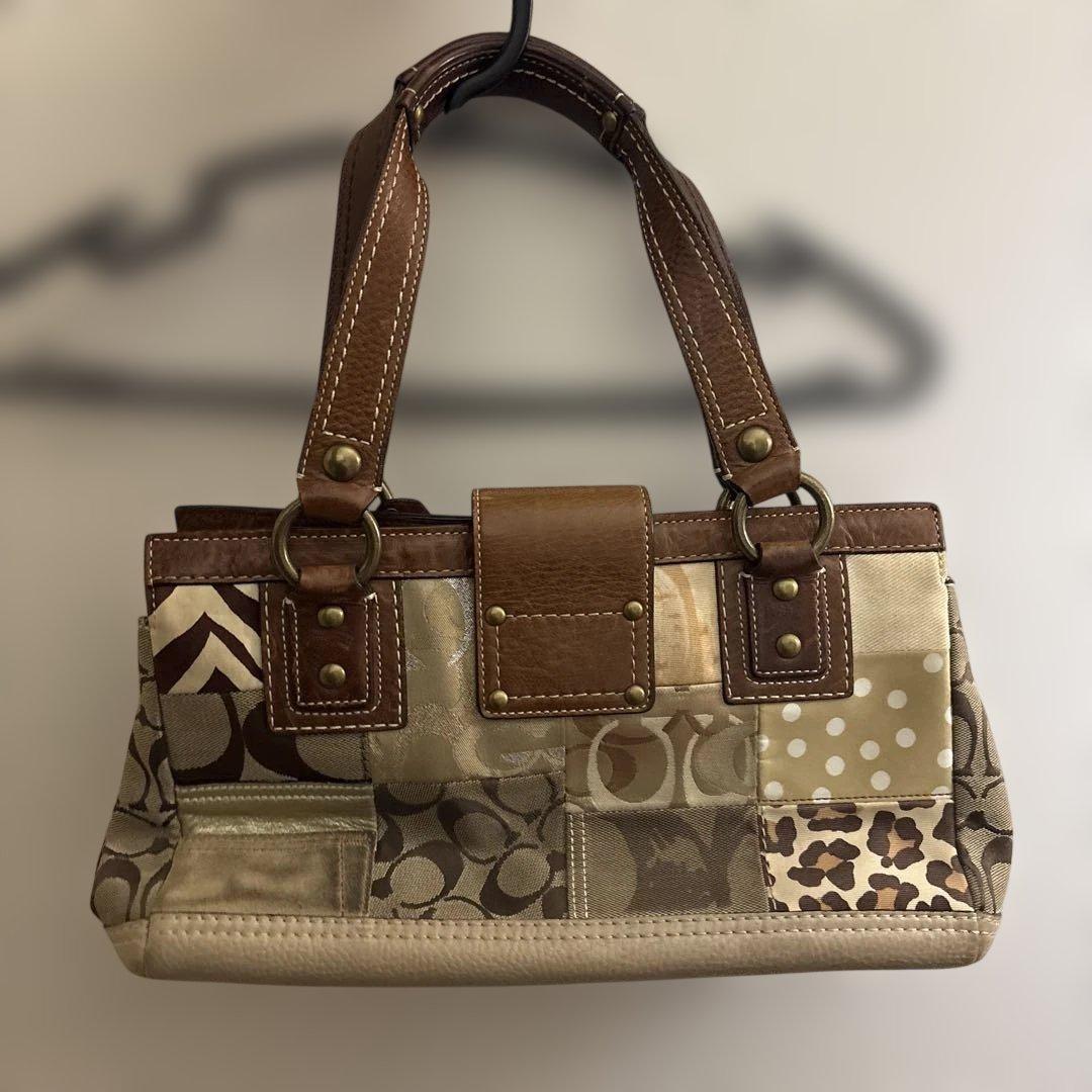 Coach パッチワーク ハンドバッグ