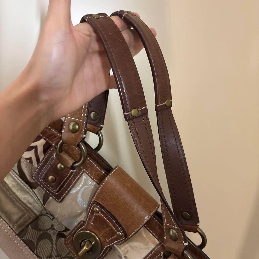 Coach パッチワーク ハンドバッグ