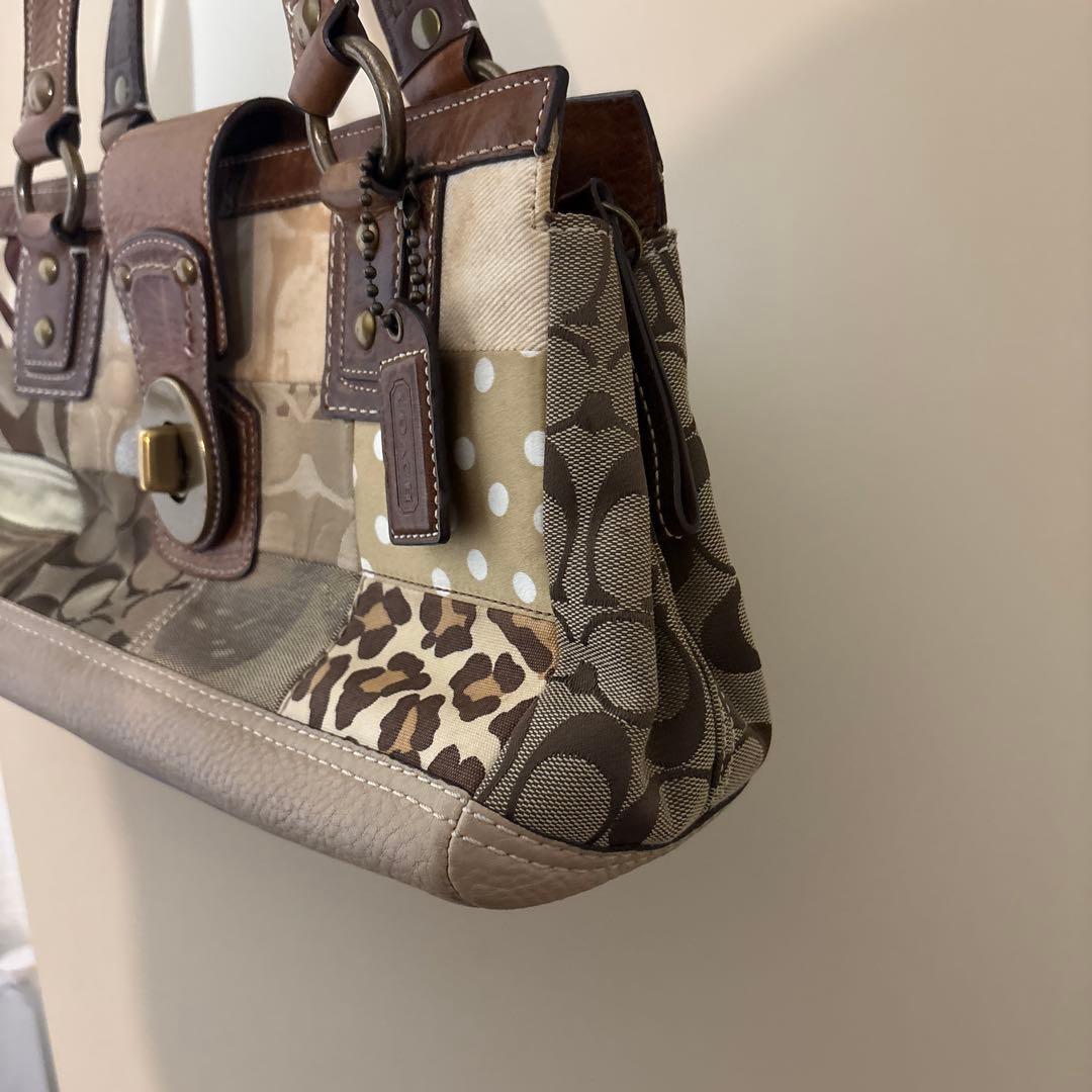 Coach パッチワーク ハンドバッグ