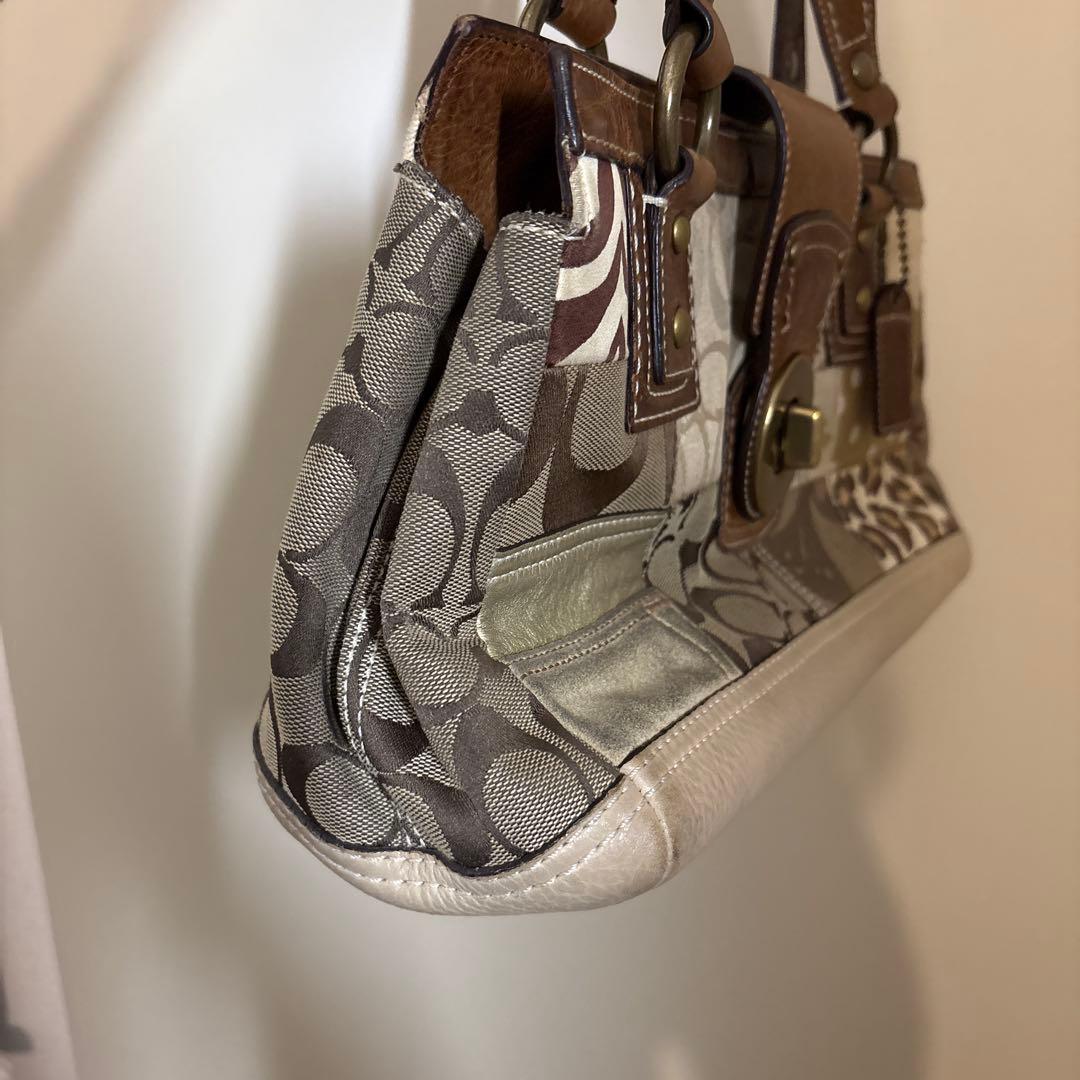 Coach パッチワーク ハンドバッグ