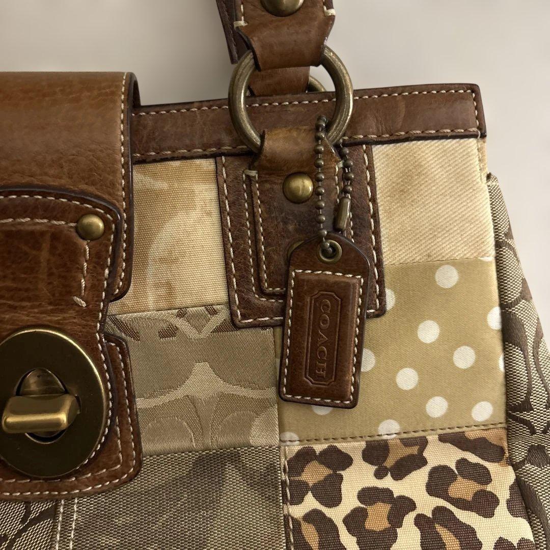 Coach パッチワーク ハンドバッグ