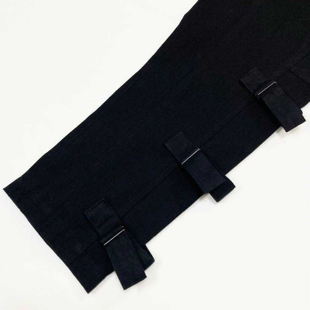 Y's ワイズ ソフト コットンツイル ジョッパーズパンツ 黒1