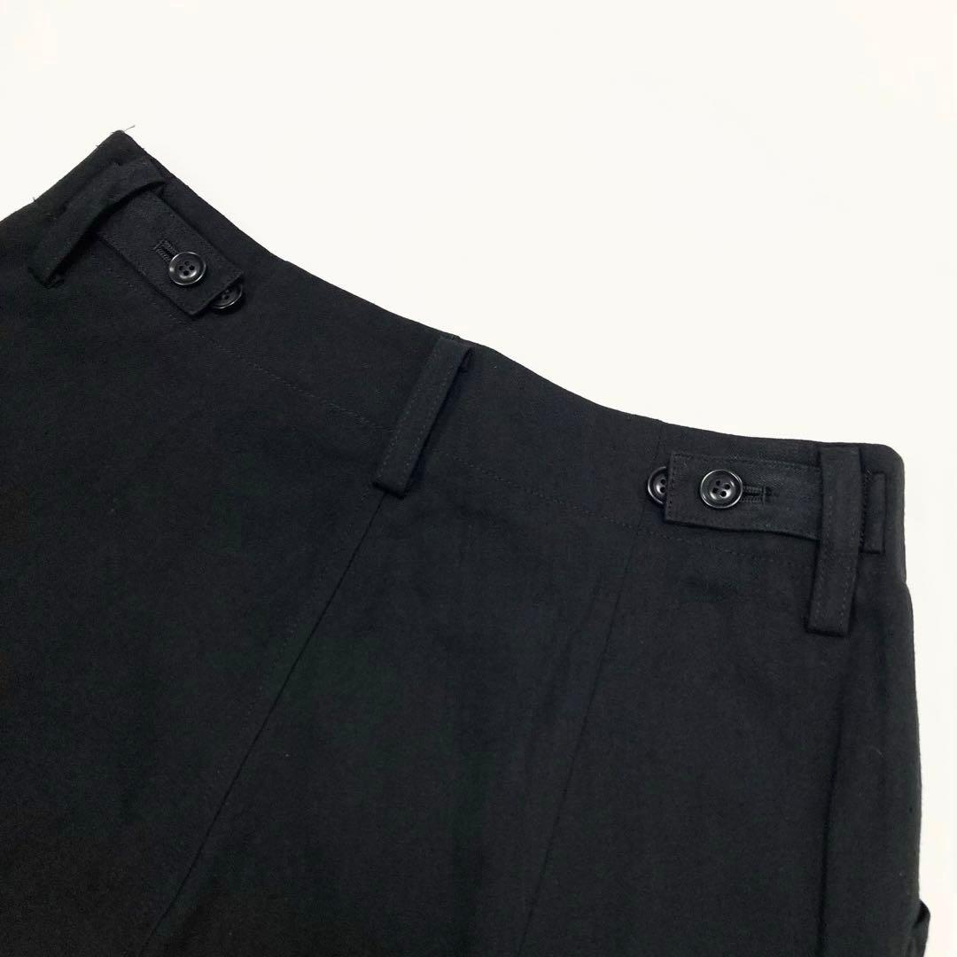 Y's ワイズ ソフト コットンツイル ジョッパーズパンツ 黒1