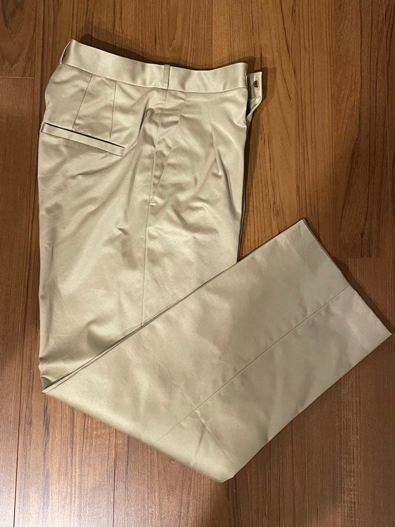 ROKU 6 ロク コットンチノパンツ 36 サイズ　ベージュ　ハイウエスト