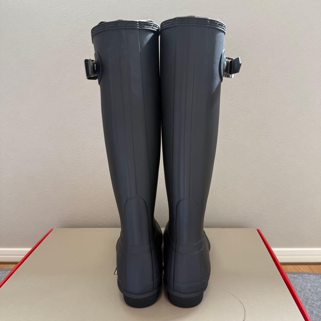HUNTER ハンター レインブーツ ロングブーツ ブラック 23.5