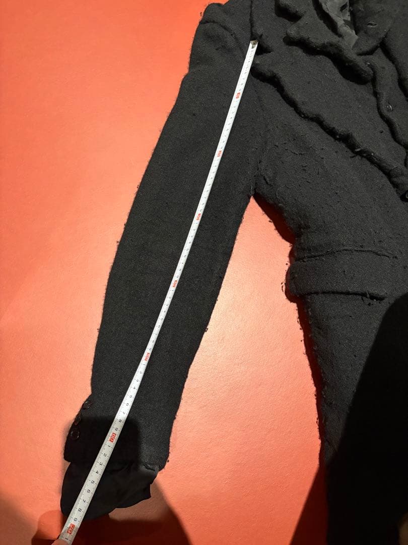 美品 ウール縮絨セットアップ 2022 AW 黒 M 縮絨 ノマド期 PLUS