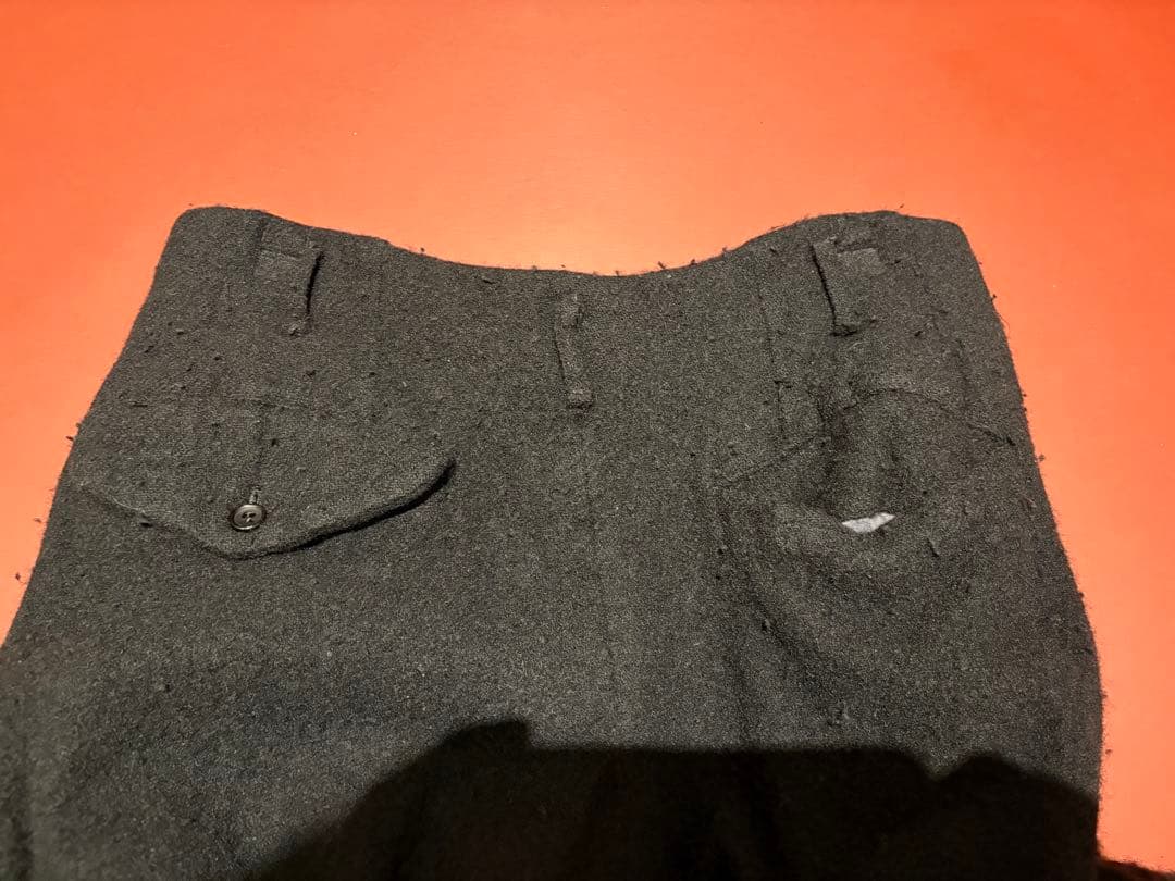 美品 ウール縮絨セットアップ 2022 AW 黒 M 縮絨 ノマド期 PLUS