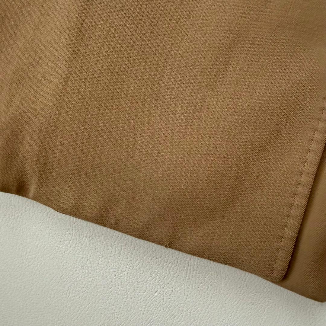 アドーア　ロングジレ　ダブルフェイス　サイドスリット　レイヤード　近年　ベージュ