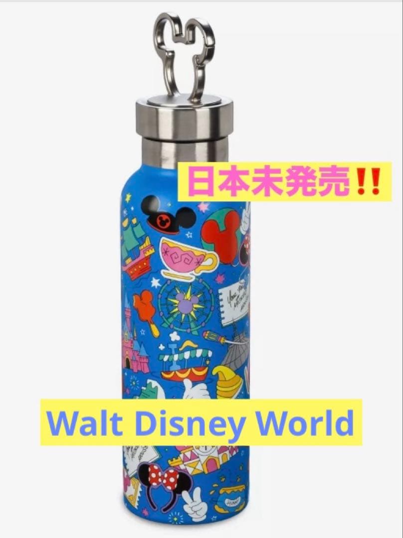 日本未発売‼️ Walt Disney World ステンレスボトル　カラビナ付き