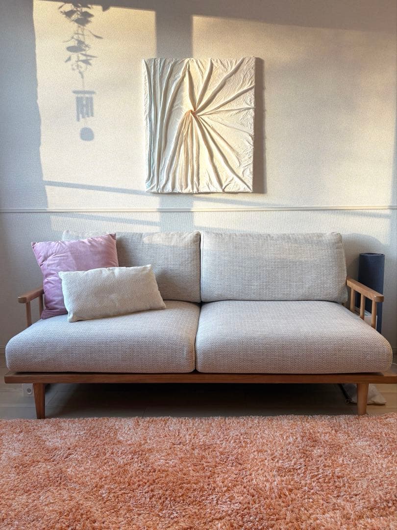 ( *｀ω´) ❣️unico 2人掛けソファ