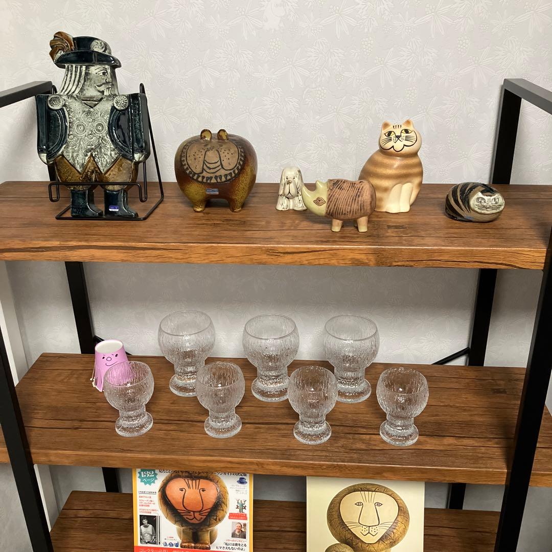 リサラーソン　MENAGERI グスタフスベリ　サイ　ヴィンテージ　置物　工芸品