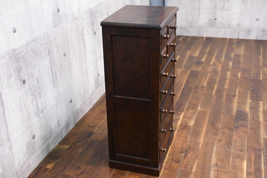 EIK51 北海道民芸家具 HM875 整理箱 小引出し 14.3万 整理タンス