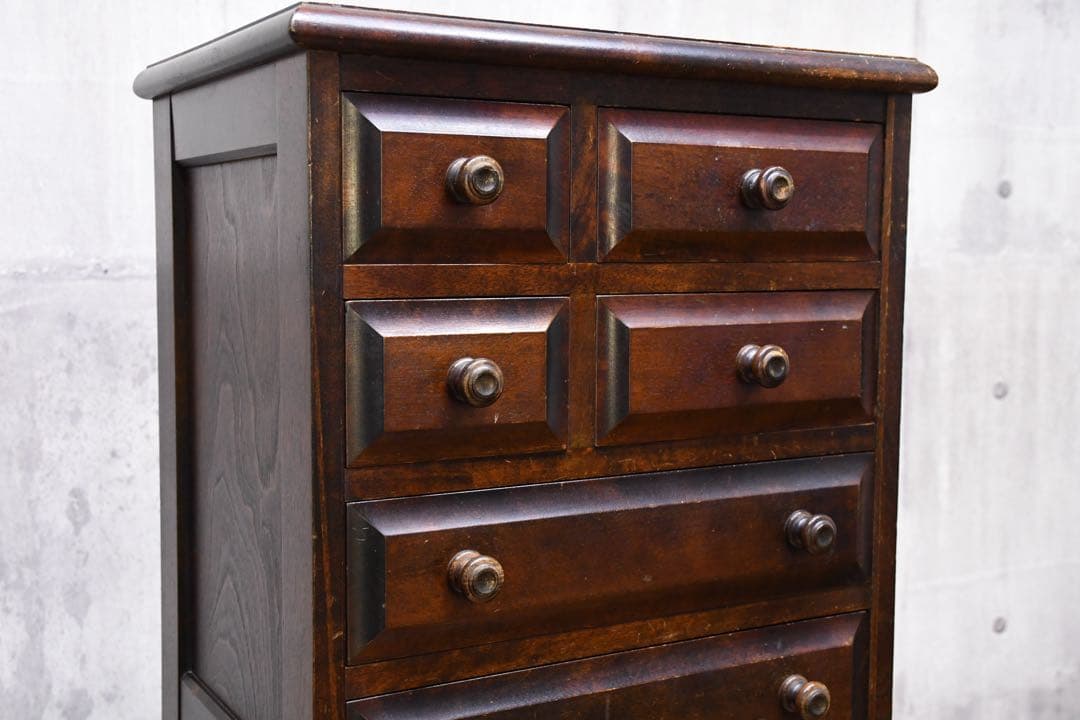 EIK51 北海道民芸家具 HM875 整理箱 小引出し 14.3万 整理タンス