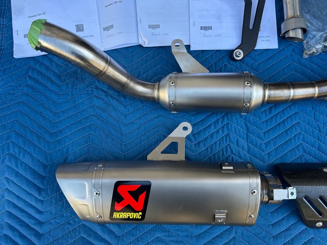 YZF-R7 アクラボビッチ　レーシング マフラー　 フルエキ　yzfr7