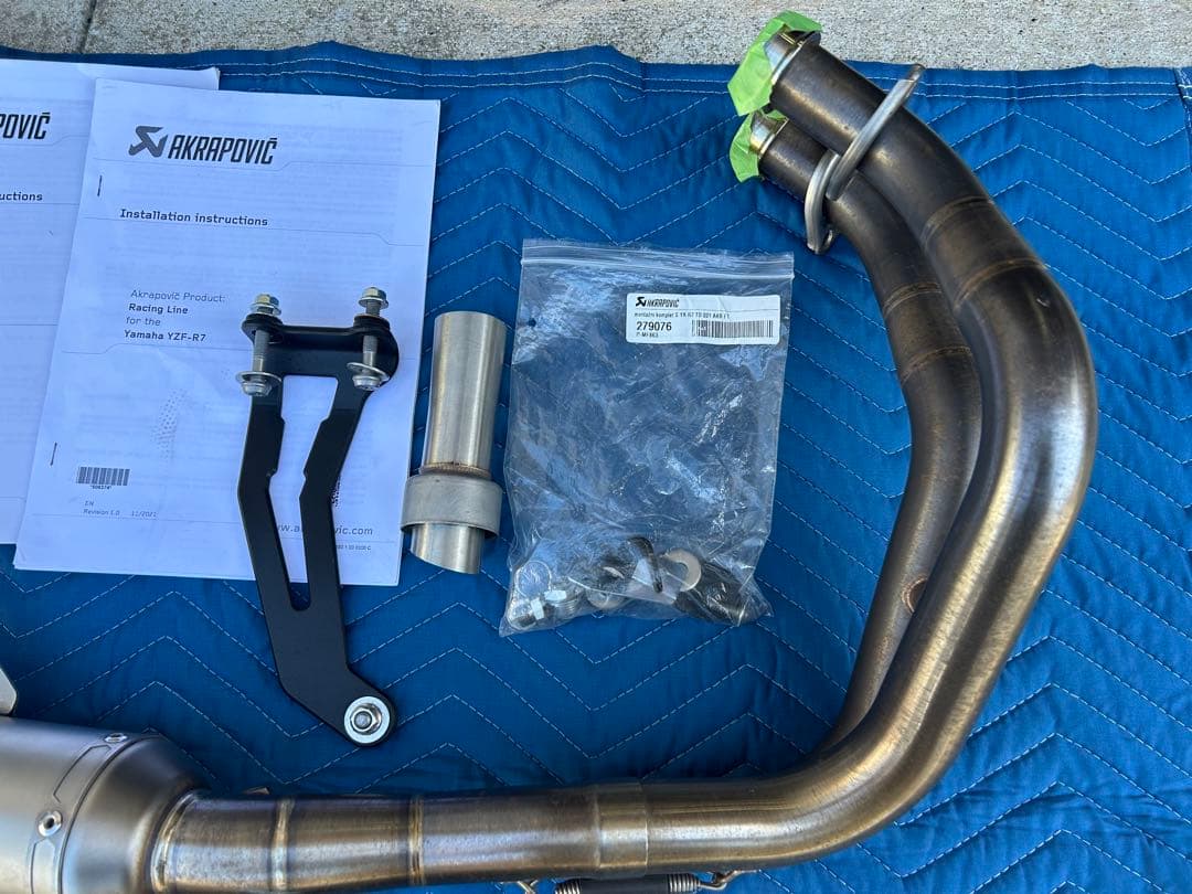 YZF-R7 アクラボビッチ　レーシング マフラー　 フルエキ　yzfr7