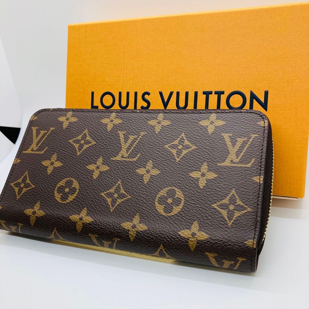 美品 ICタグ ルイヴィトン モノグラム ジッピーウォレット 長財布 A777