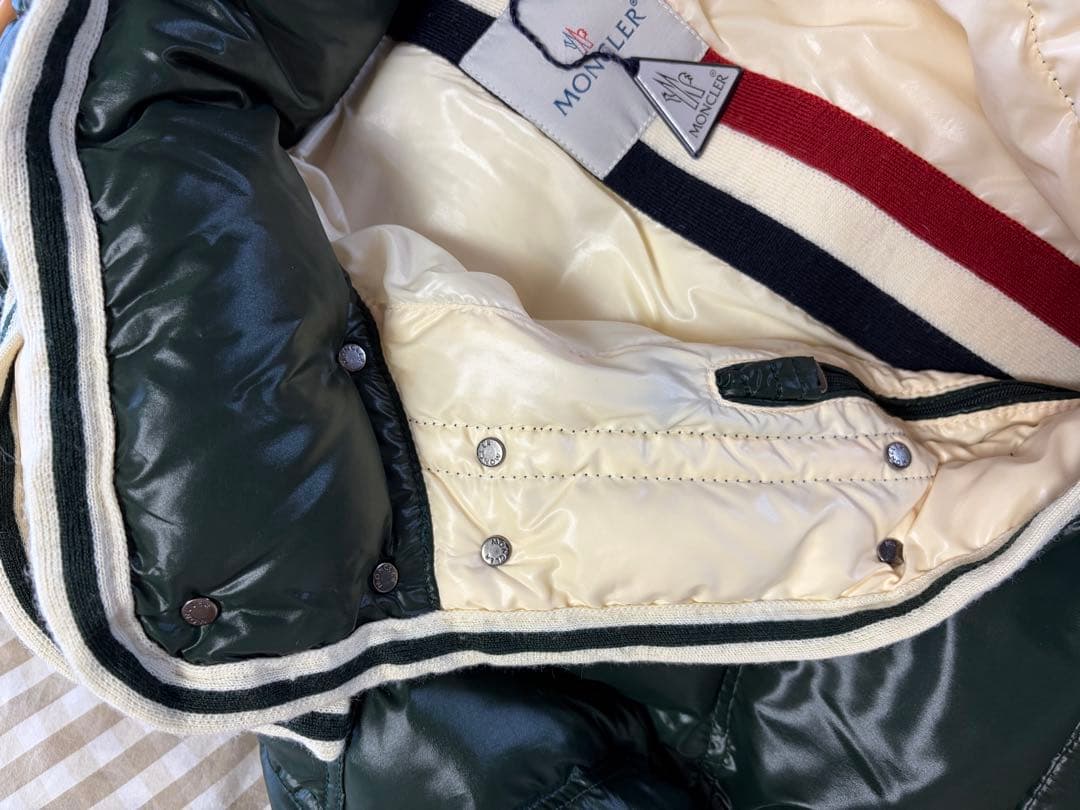 Moncler ブランソン ダウンジャケット サイズ1 S M グリーン カーキ