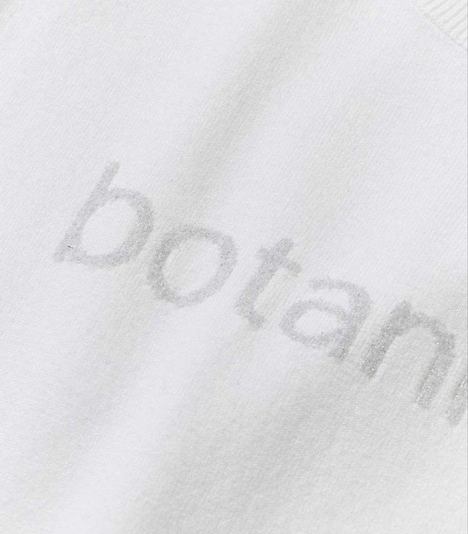 botanique ロゴ入りホワイトTシャツ　38