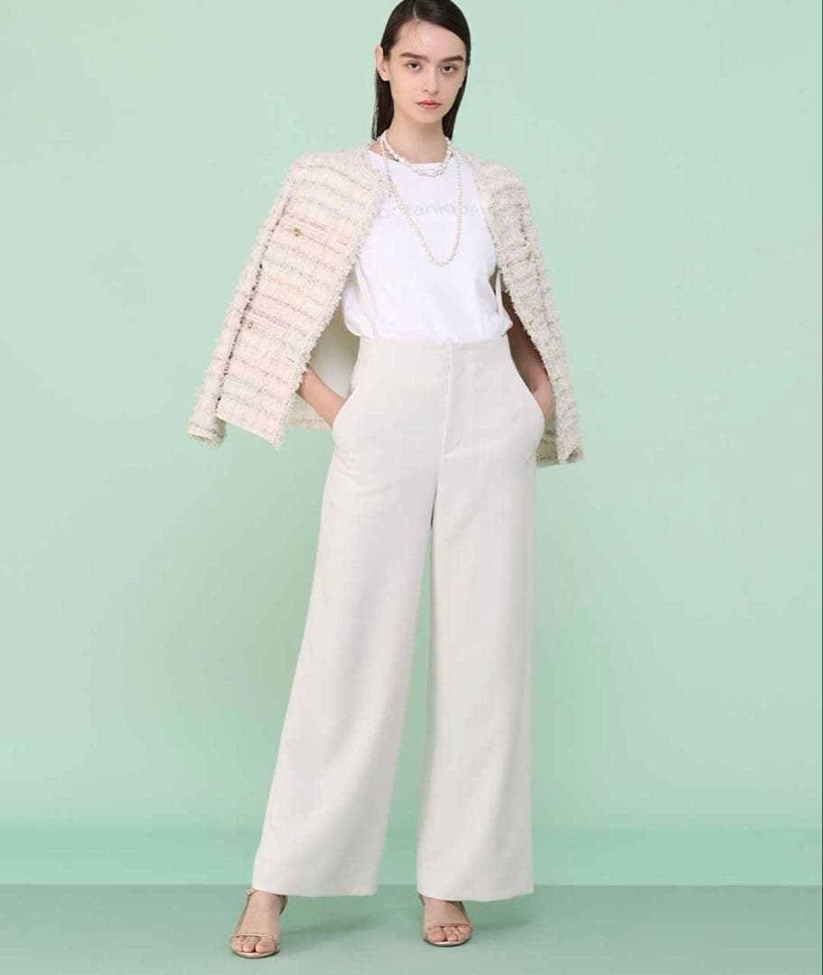 botanique ロゴ入りホワイトTシャツ　38