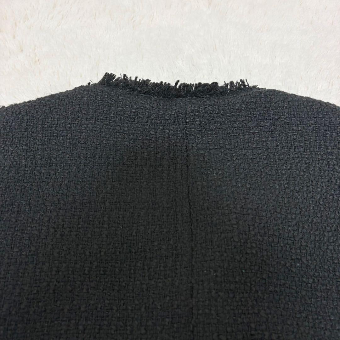 22AW✨ジャーナルスタンダード　ツイードジャケット　ノーカラージャケット