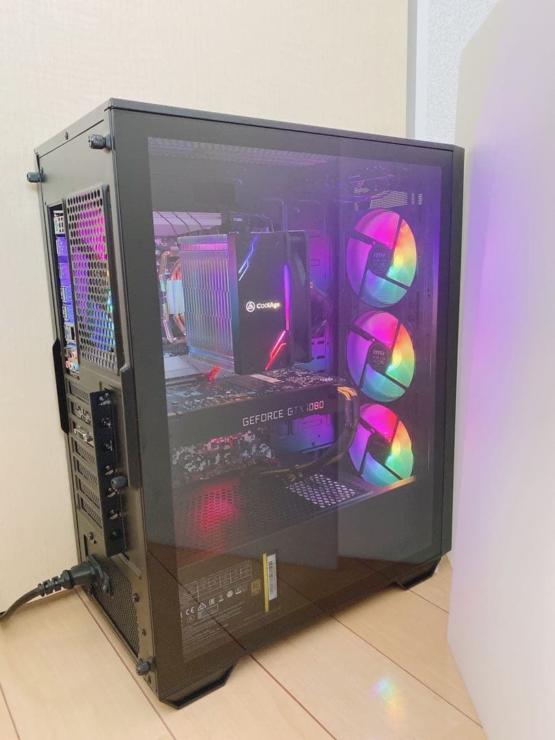ゲーミングPCガラス/ryzen5 3600/GTX1080セール実施中