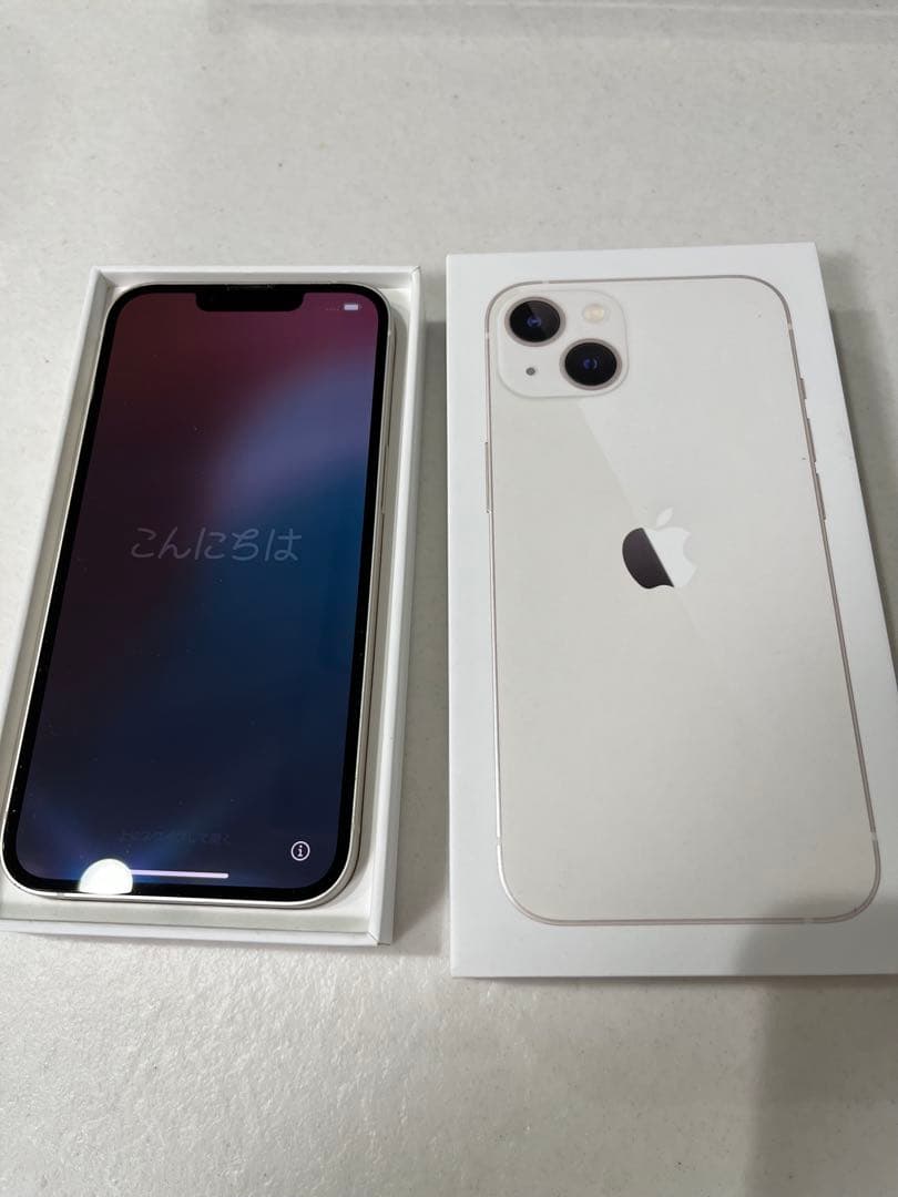 Apple iPhone 13 ホワイト 本体　箱あり　SIMフリー