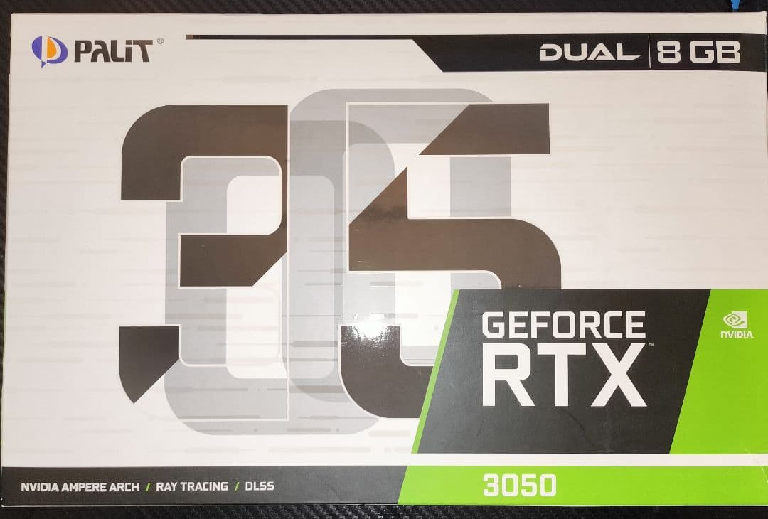 グラフィックボード・グラボ・ビデオカード PALIT Dual RTX3050 8GB