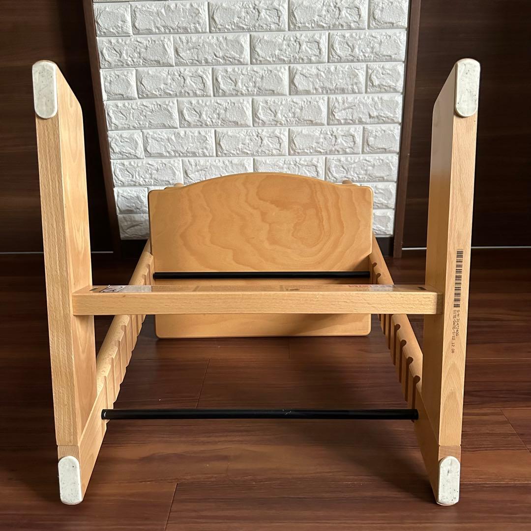 美品 ストッケ トリップトラップ ナチュラル シリアル3 ベビーセット ピンク