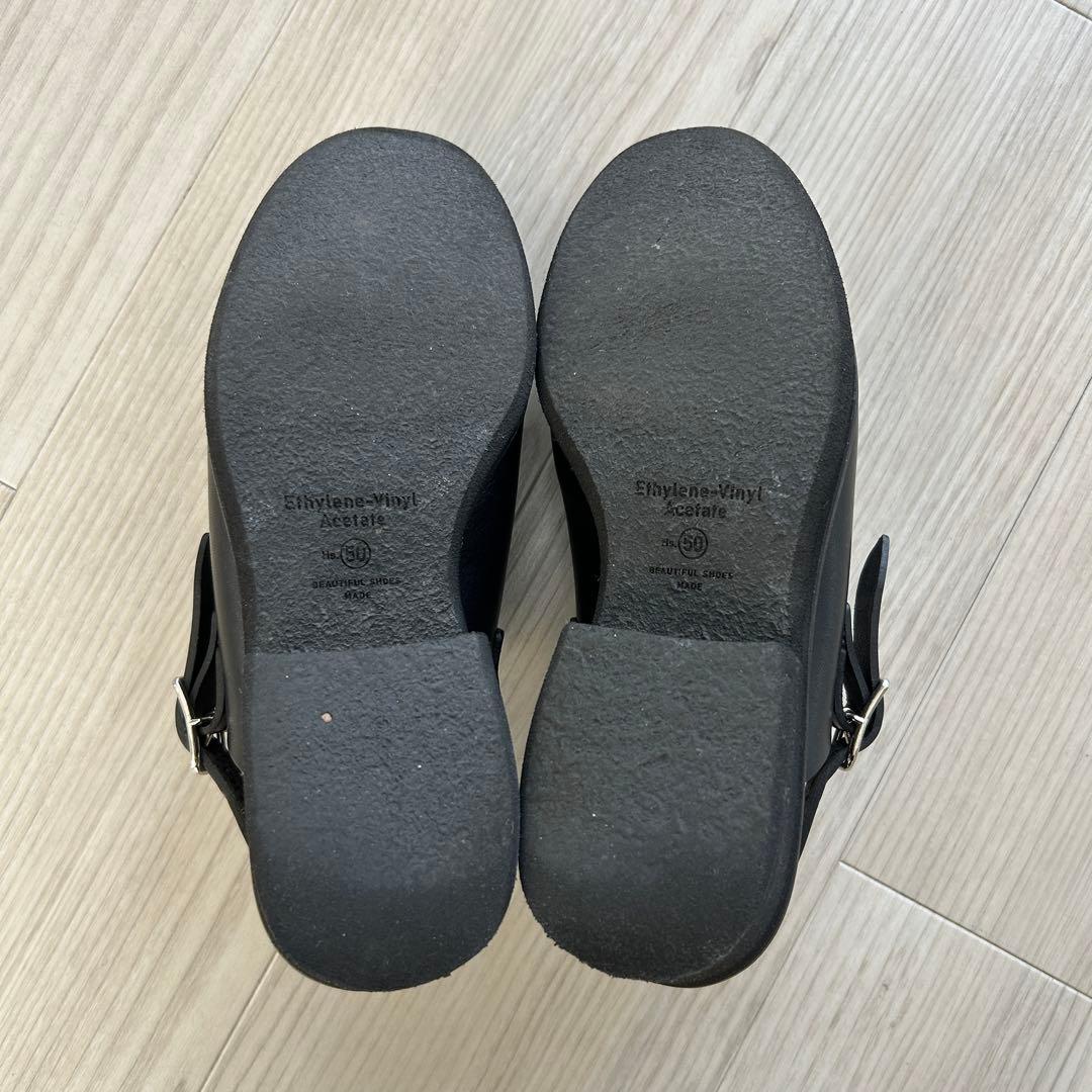 靴 BEAUTIFUL SHOES SINGLE BELT CLOGS 24.0