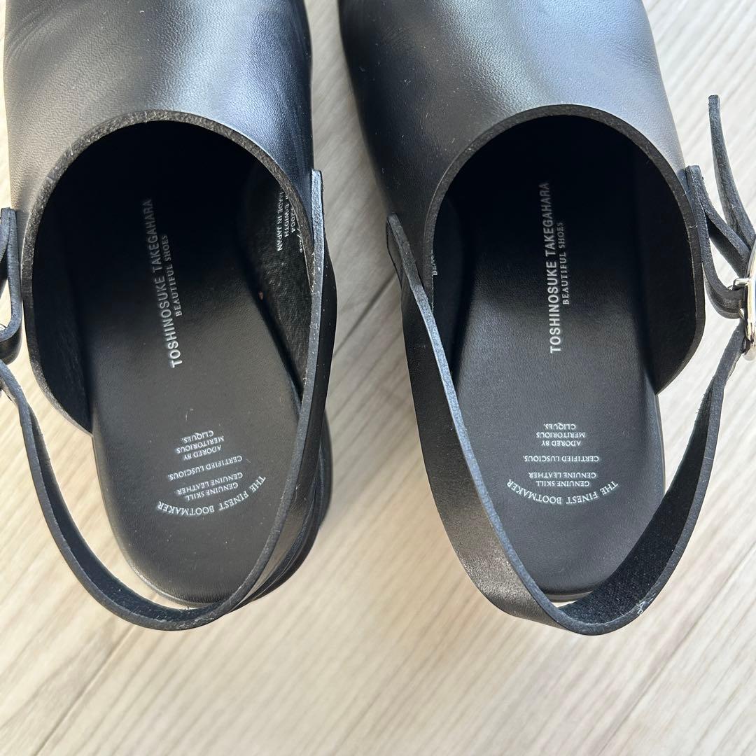 靴 BEAUTIFUL SHOES SINGLE BELT CLOGS 24.0