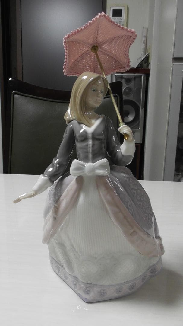 ヨシカネ　LLADRO　リヤドロ【パラソルの娘（アンジェラ）】　Ｌ345