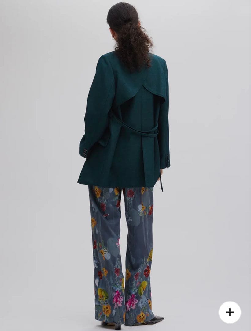 パンツ UND GRACE JACQUARD PRINT PANTS