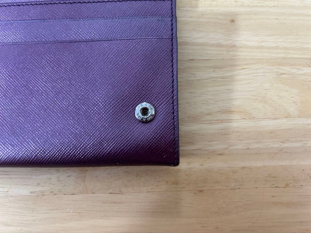 PRADA パープル 長財布