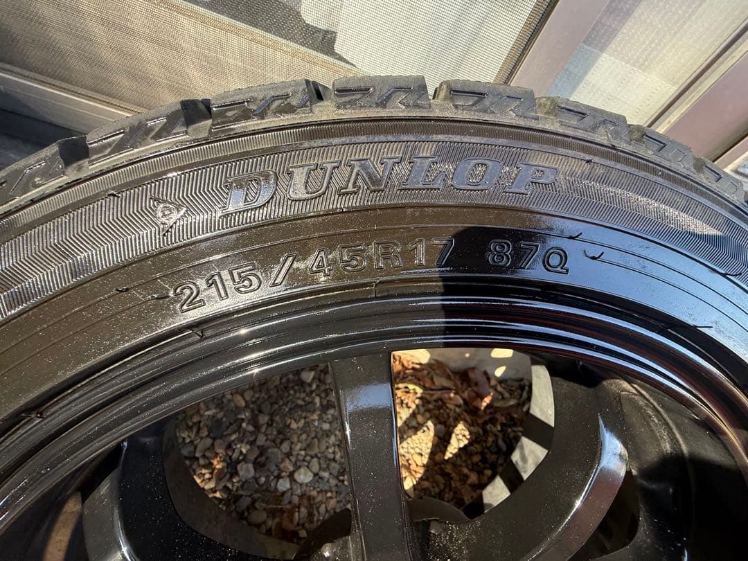 DUNLOP 215/45R17 タイヤ・ホイールセット 4本